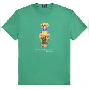 Ralph Lauren Green Polo Bear T-Shirt